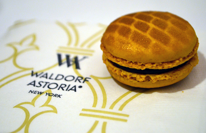 A sweet treat created by Charlie Romano and his team - honey macaroons!