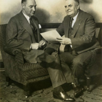 Photograph of Eugene C. Epply and Oscar Tschirky, to Oscar, undated.