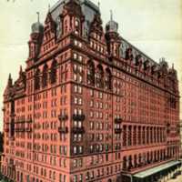 Postcard: Original Waldorf Astoria Hotel, 1914