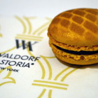 A sweet treat created by Charlie Romano and his team - honey macaroons!