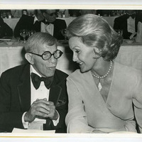 George Burns and Dina Merrill, Friar&#039;s Club Dinner, 1973